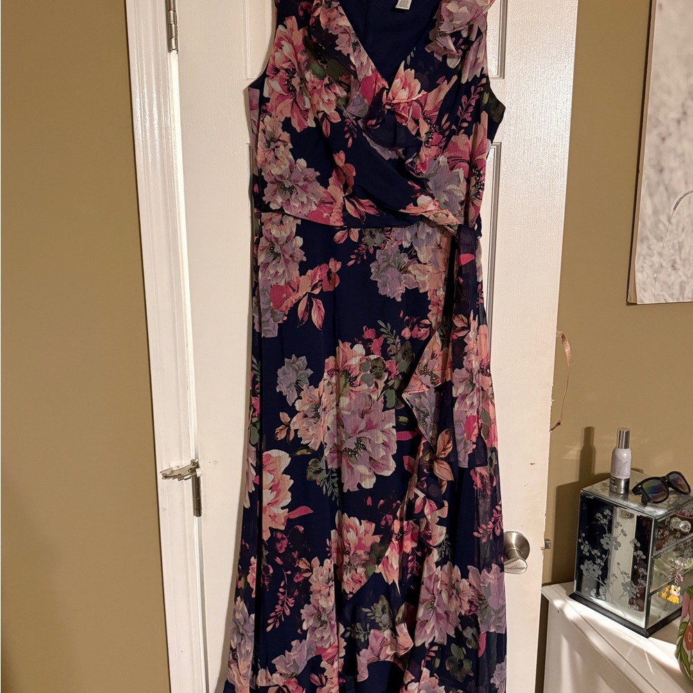Floral Wrap Dress